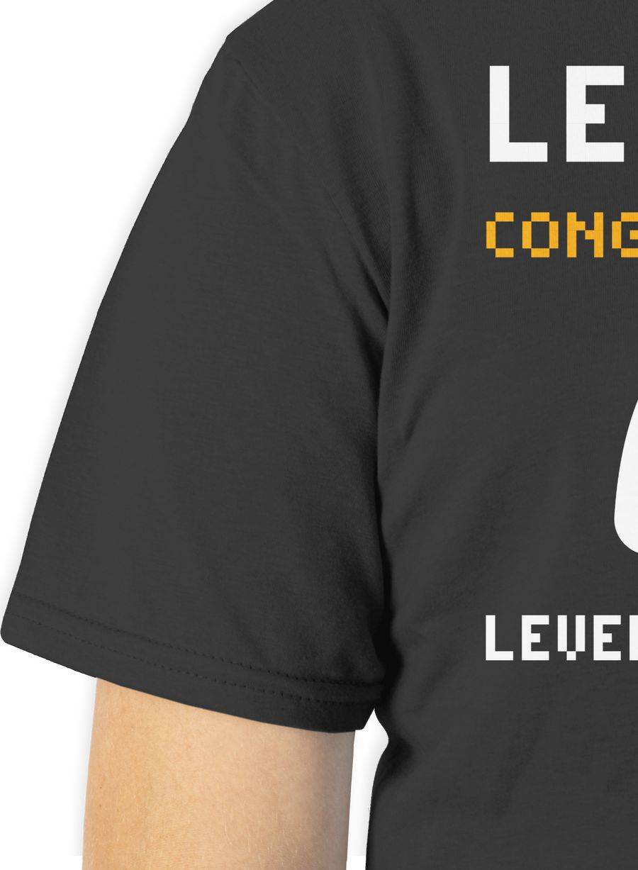 Shirtracer Achtzehn Gamer Level: Tshirt Turnbeutel Shirtracer Zeitbegrenzte Promotion