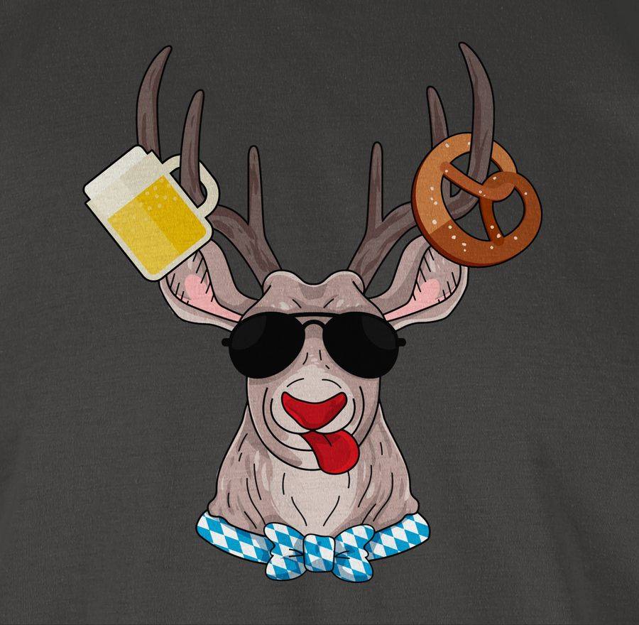 Shirtracer Oktoberfest Hirsch: T-Shirt Turnbeutel Shirtracer Nur noch ein Tag übrig