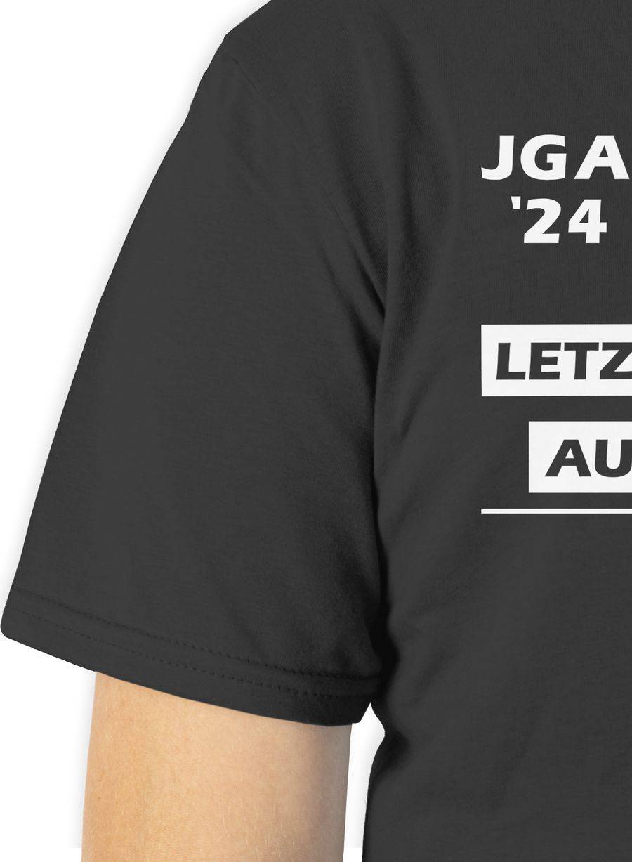 Shirtracer Letzte Auswärtstour Team Bräutigam: T-Shirt Turnbeutel Shirtracer Auslauf
