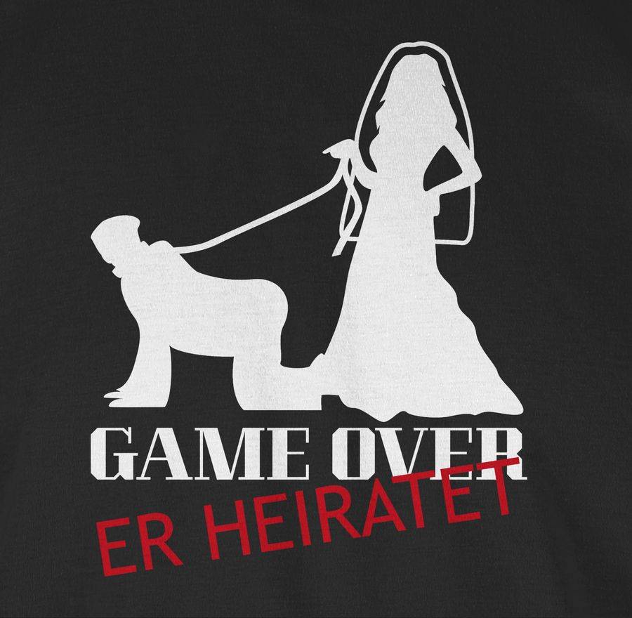 Shirtracer Game over - weiß Shirts & Mehr Shirtracer Angebote