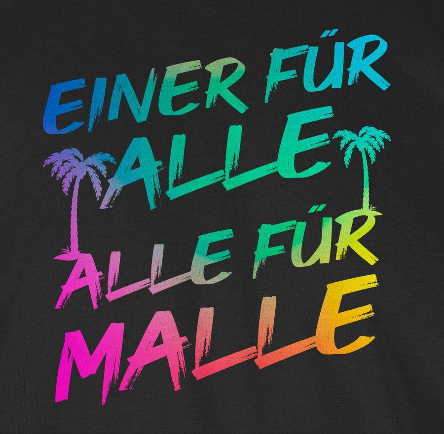 Shirtracer Malle für Alle - Einer für alle Alle für Malle: Tshirt Turnbeutel Shirtracer Hotsell