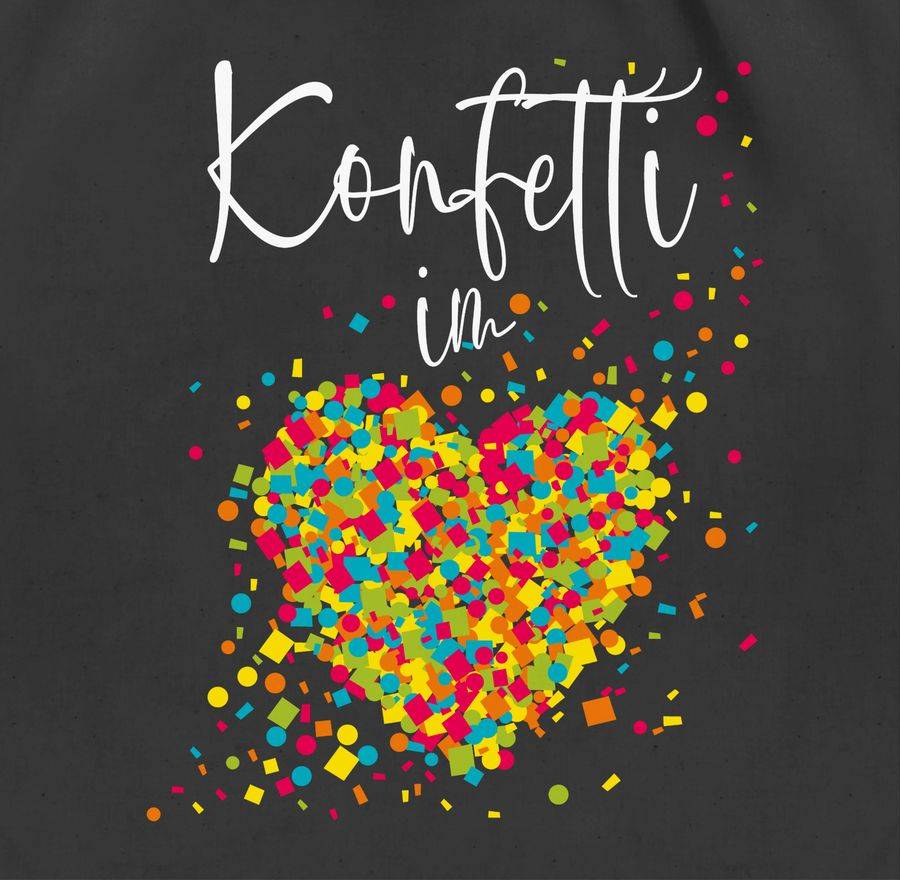 Shirtracer Konfetti im Herzen Kalligrafie - weiß Shirts & Mehr Shirtracer Günstiger Verkauf
