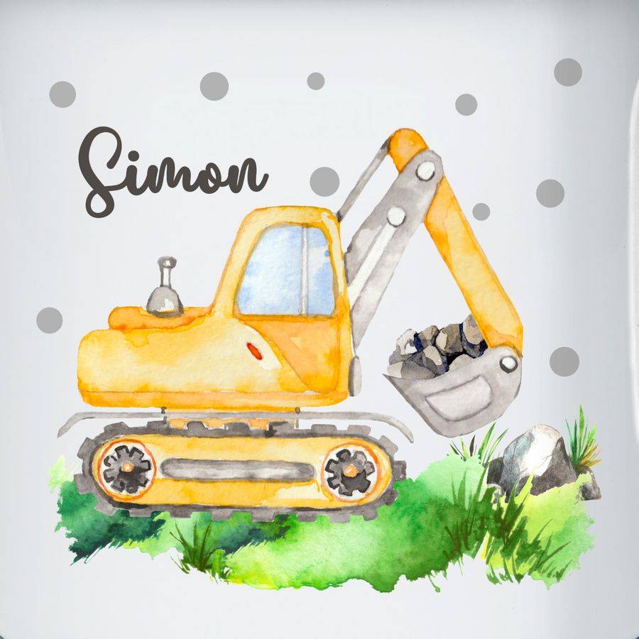 Shirtracer Bagger Baggerfahrer Geschenk: T-Shirt Turnbeutel Shirtracer Cyber Monday
