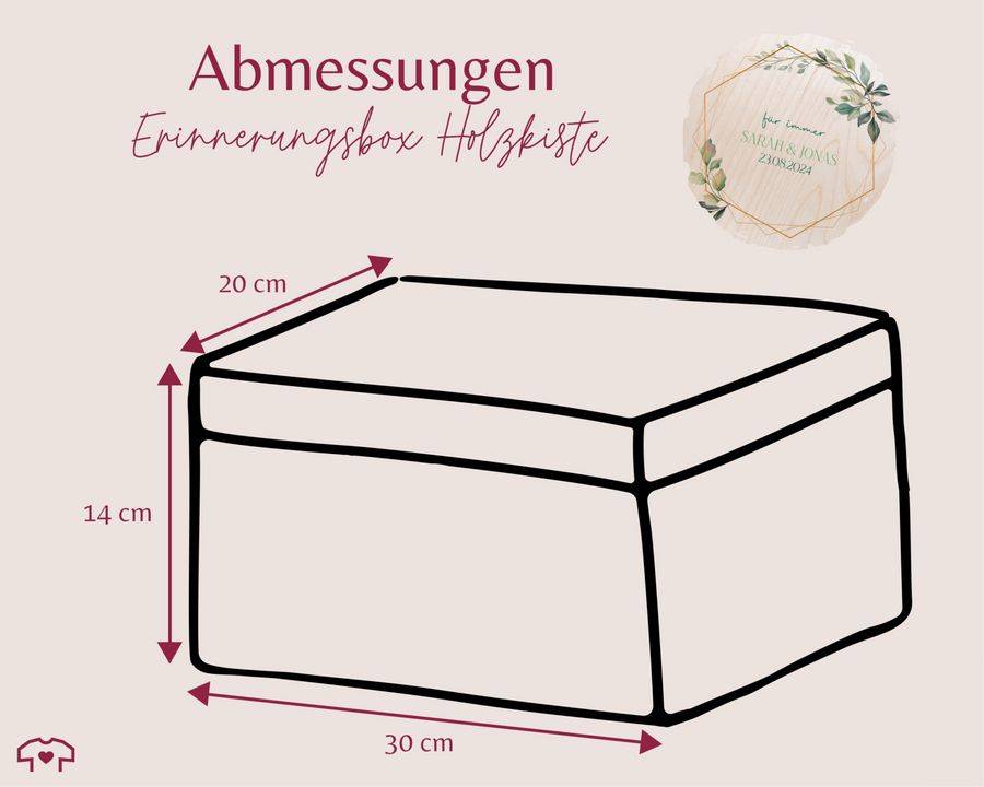 Shirtracer Für immer Hochzeit Box für Geldgeschenke Box für Karten Hochzeit Erinnerun Shirtracer Osterangebot