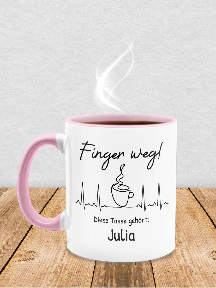Shirtracer Finger weg diese Tasse gehört Shirts & Mehr Shirtracer Muttertagsangebot