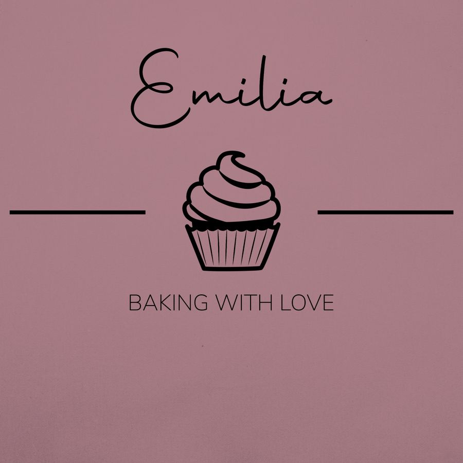 Shirtracer Baking with Love mit Namen: T-Shirt Rucksack Shirtracer Begrenzte Freigabe