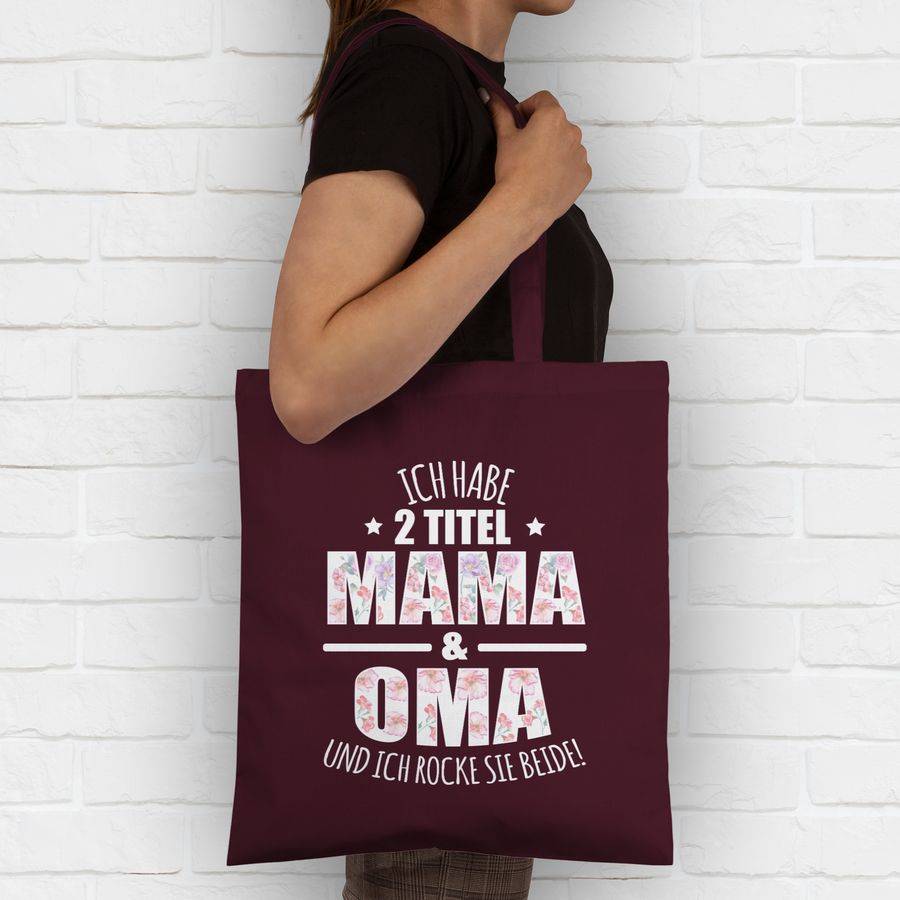 Shirtracer Ich habe 2 Titel Mama & Oma und ich rocke sie beide! - Blumen Shirts & Mehr Shirtracer Bis zu 60% Rabatt