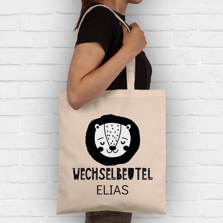 Shirtracer Wechselbeutel Löwe: T-Shirt Rucksack Shirtracer Sonderangebot der Fabrik
