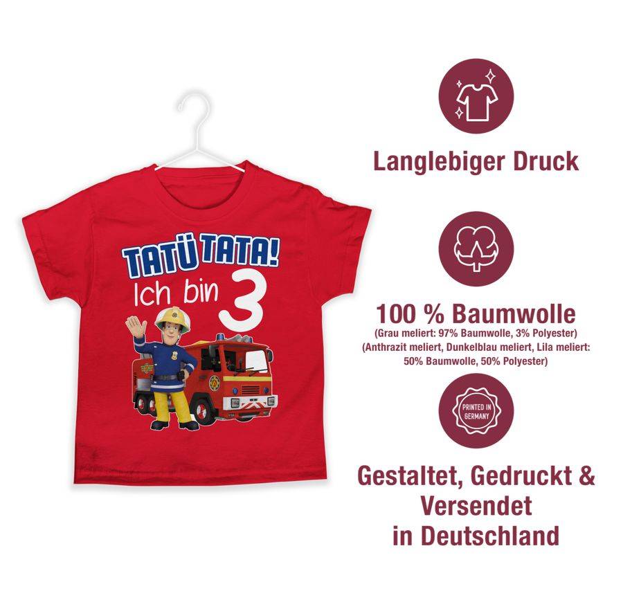 Shirtracer Tatü Tata! Ich bin 3 - blau Shirts & Mehr Shirtracer Clearance-Verkauf