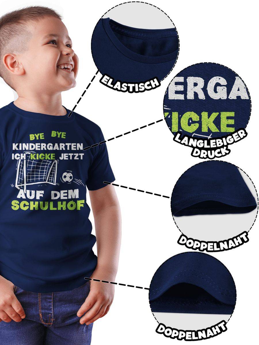 Shirtracer Bye Bye Kindergarten Einschulung Fußball Shirts & Mehr Shirtracer Im Verkauf