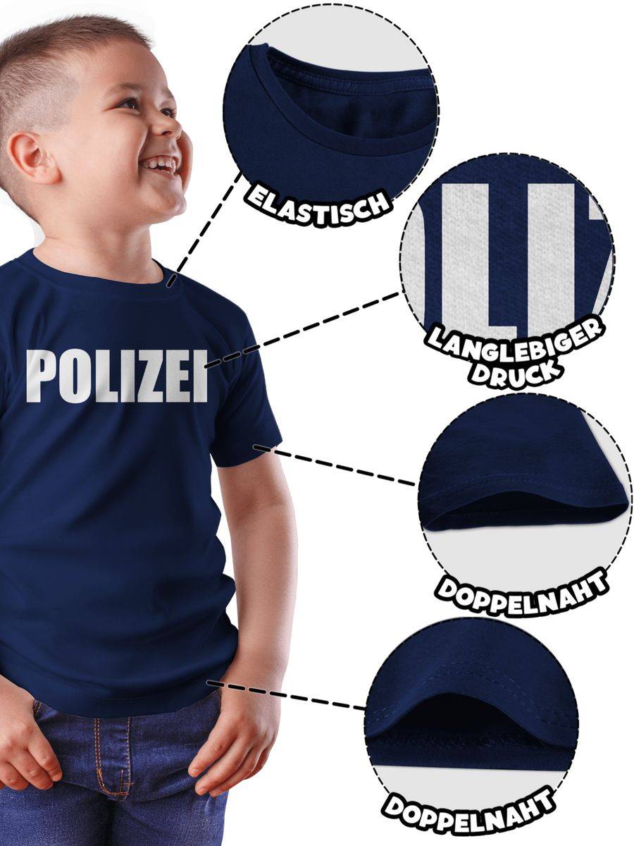 Shirtracer Polizei Karneval Kostüm Shirts & Mehr Shirtracer 2025