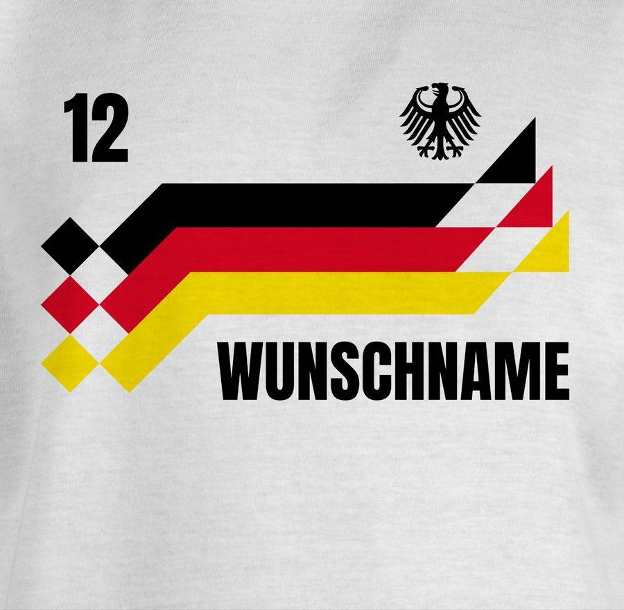 Shirtracer Deutschland Trikot mit Name und Nummer Germany: Tshirt Rucksack Shirtracer Schlussverkauf
