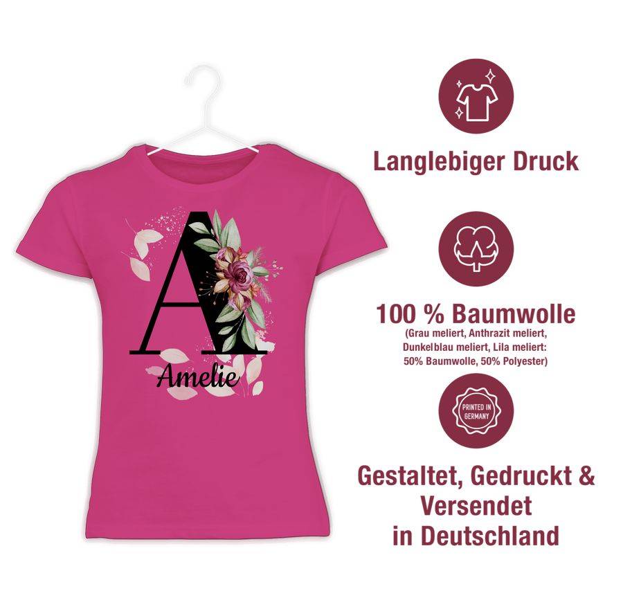 Shirtracer Buchstabe anpassbar Shirts & Mehr Shirtracer Fabrikverkauf