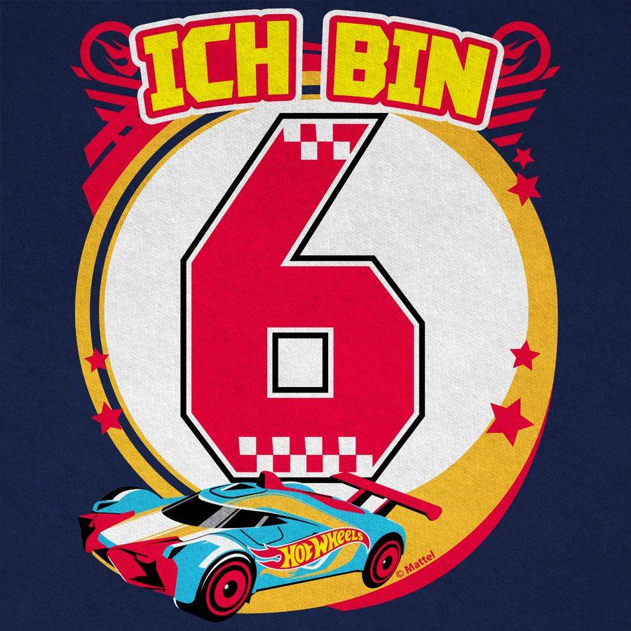 Shirtracer Ich bin 6 - Rennauto Shirts & Mehr Shirtracer Sonderangebot