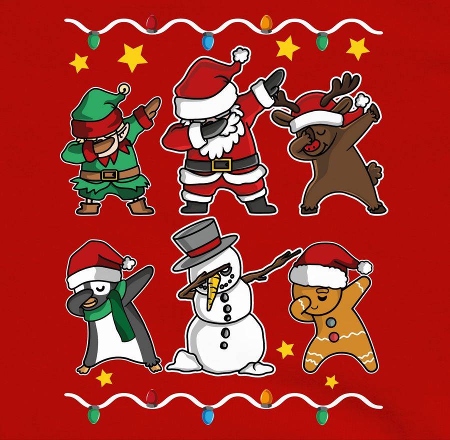 Shirtracer Dabbing Weihnachtsfiguren - weiß Shirts & Mehr Shirtracer Saisonschlussverkauf