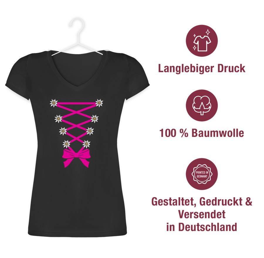 Shirtracer Dirndl mit Edelweiß Shirts & Mehr Shirtracer Blitzangebot