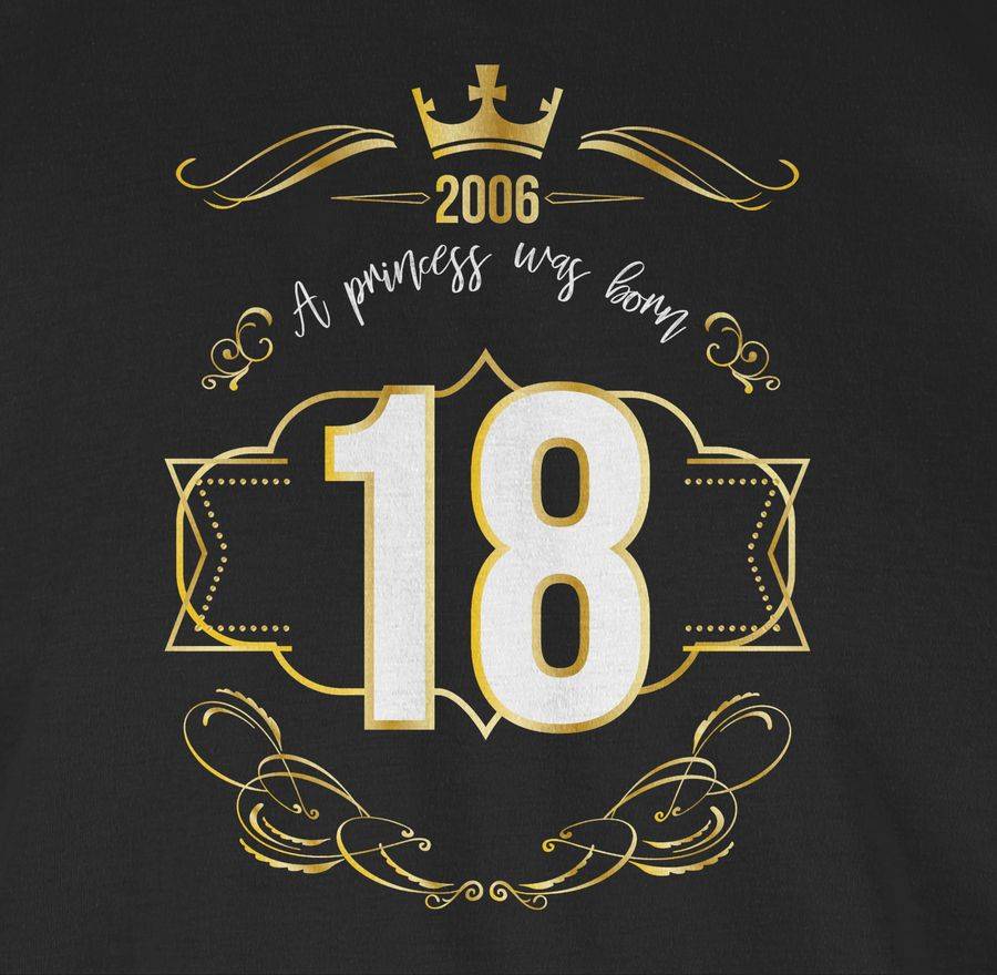 Shirtracer Achtzehnter Prinzessin Mädchen 2006 Shirts & Mehr Shirtracer Saisonale Angebote