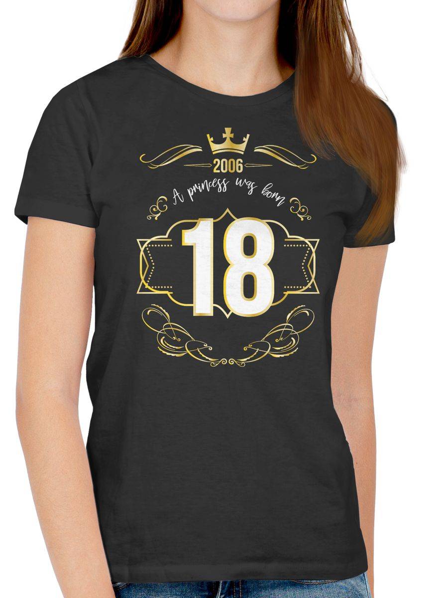 Shirtracer Achtzehnter Prinzessin Mädchen 2006 Shirts & Mehr Shirtracer Saisonale Angebote