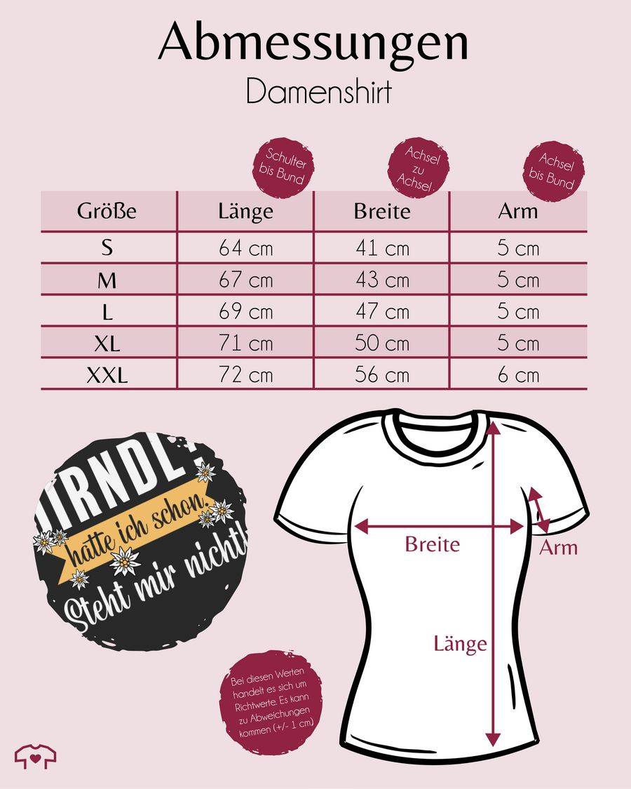 Shirtracer Dirndl - hatte ich schon steht mir nicht Shirts & Mehr Shirtracer Sonderangebote