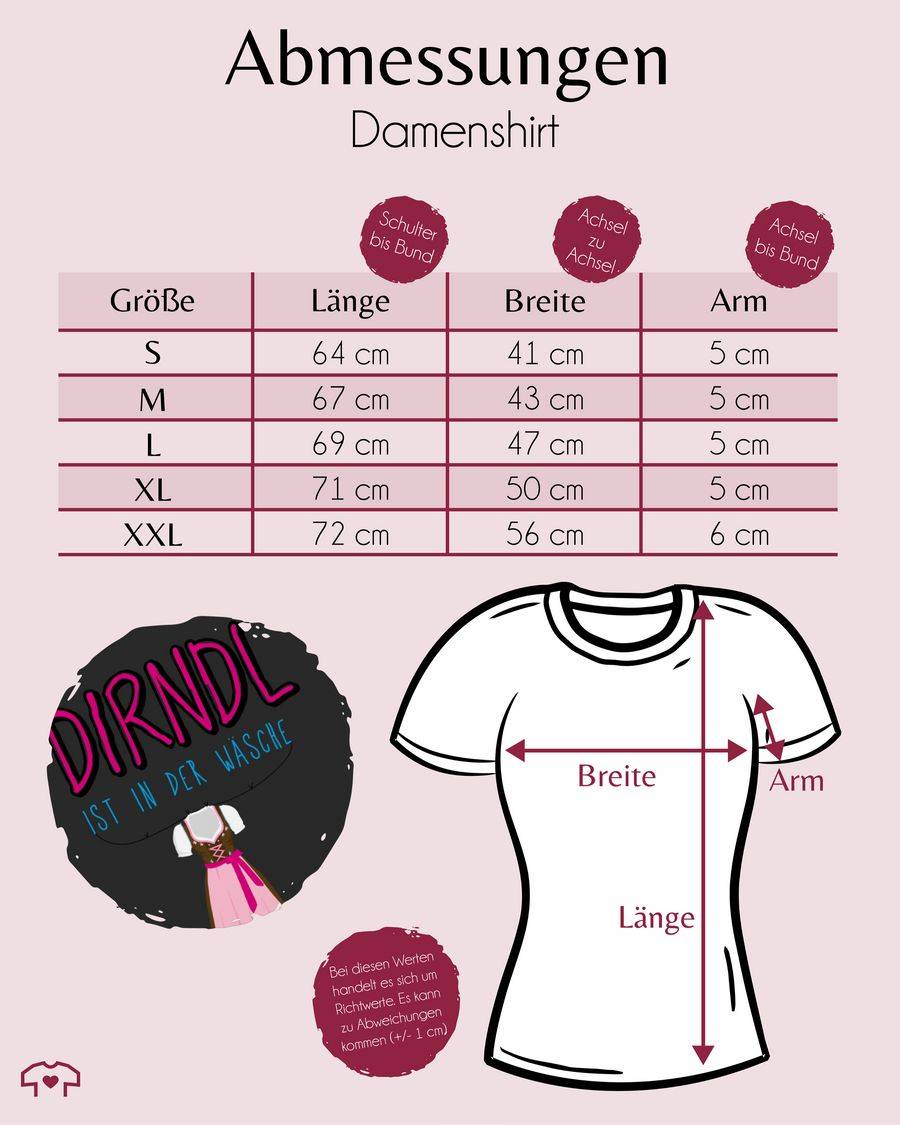 Shirtracer Mein Dirndl ist in der Wäsche Shirts & Mehr Shirtracer VIP-Rabatte