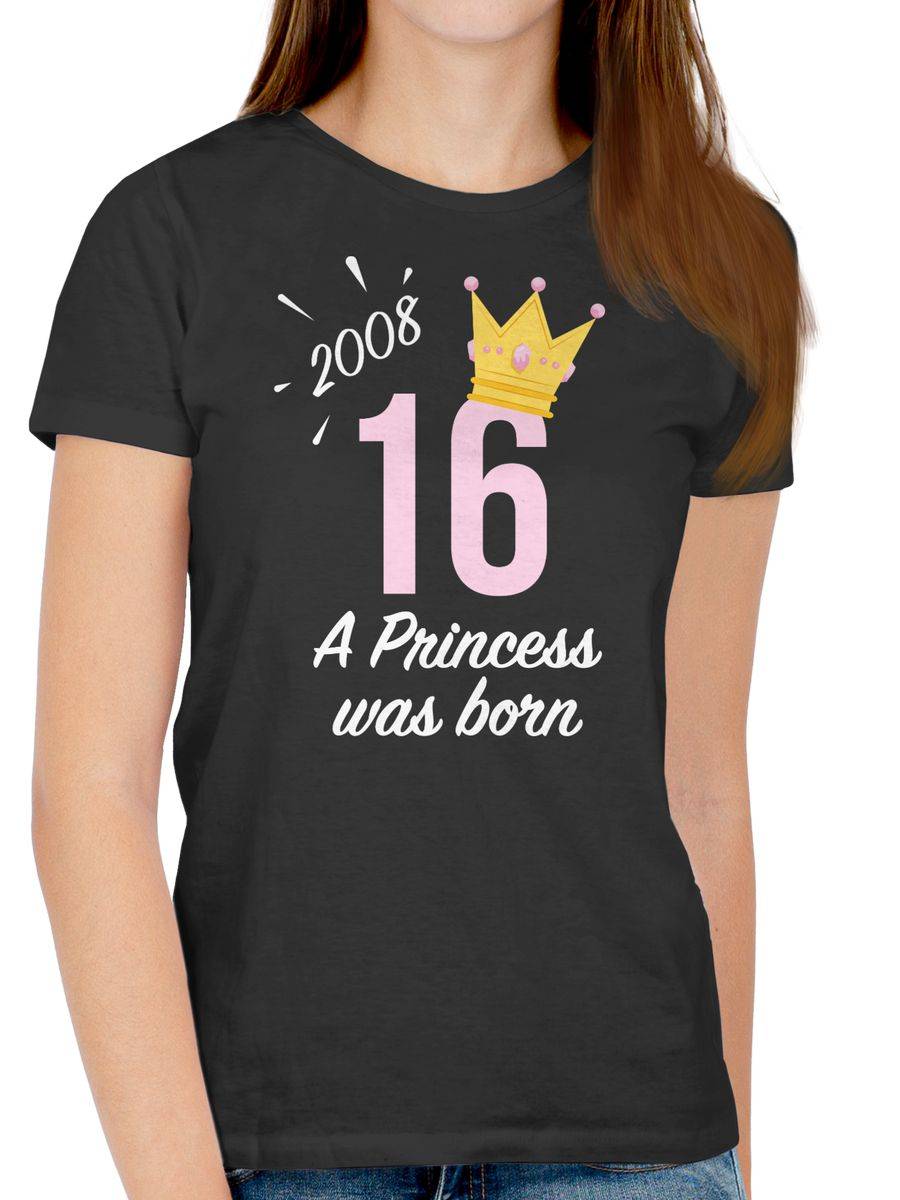 Shirtracer Sechzehnter Mädchen Princess 2008: Tshirt Turnbeutel Shirtracer Kostenlose Rückgabe