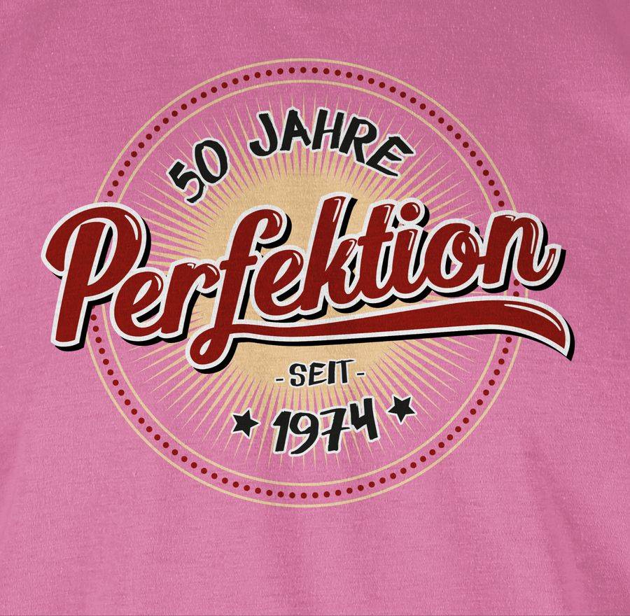 Shirtracer Fünfzig Jahre Perfektion 1974 I Shirts & Mehr Shirtracer Zeitbegrenzte Promotion