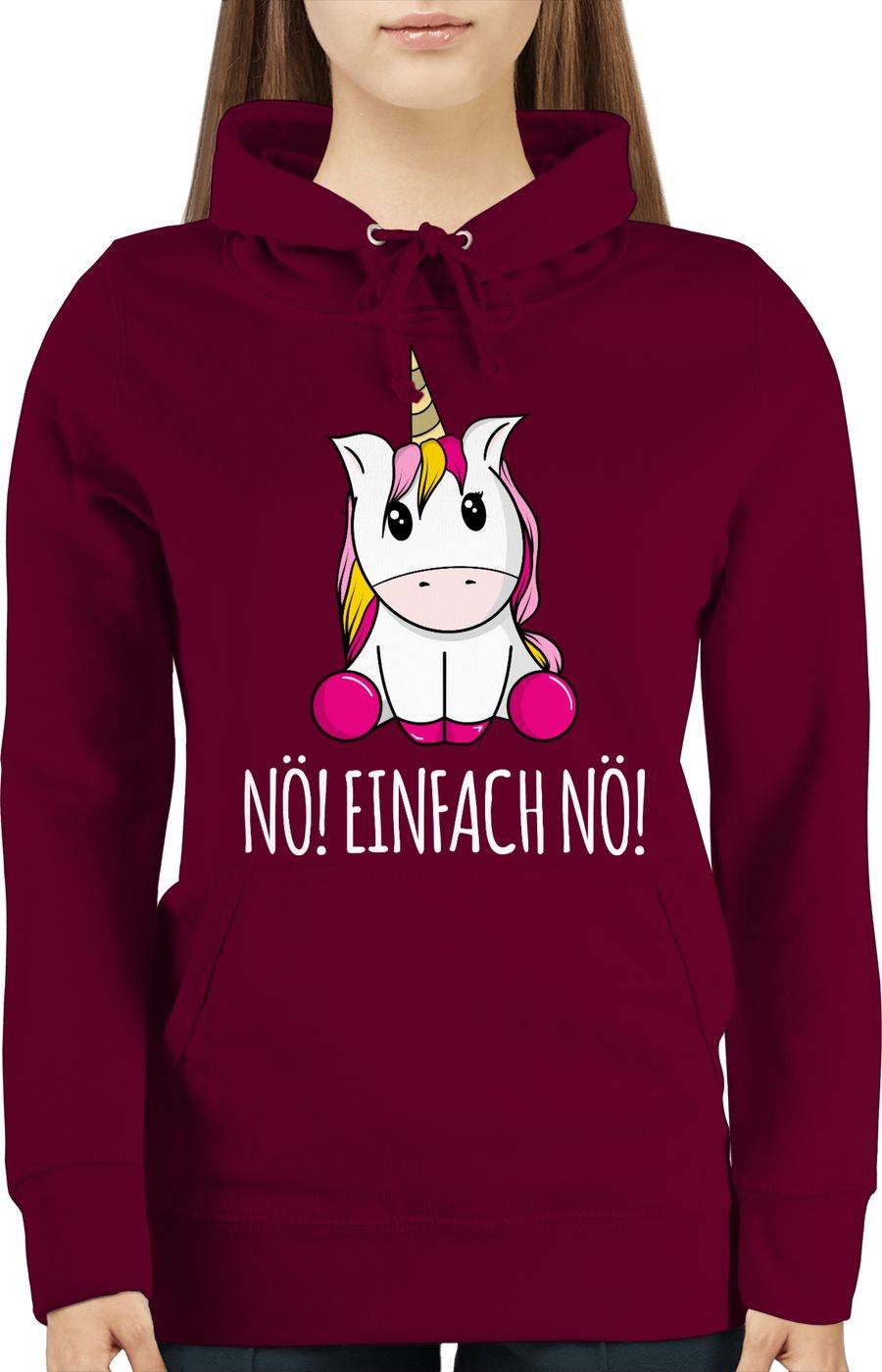 Shirtracer Nö! Einfach Nö! Einhorn weiß Shirts & Mehr Shirtracer Discount Store für neue Produkte