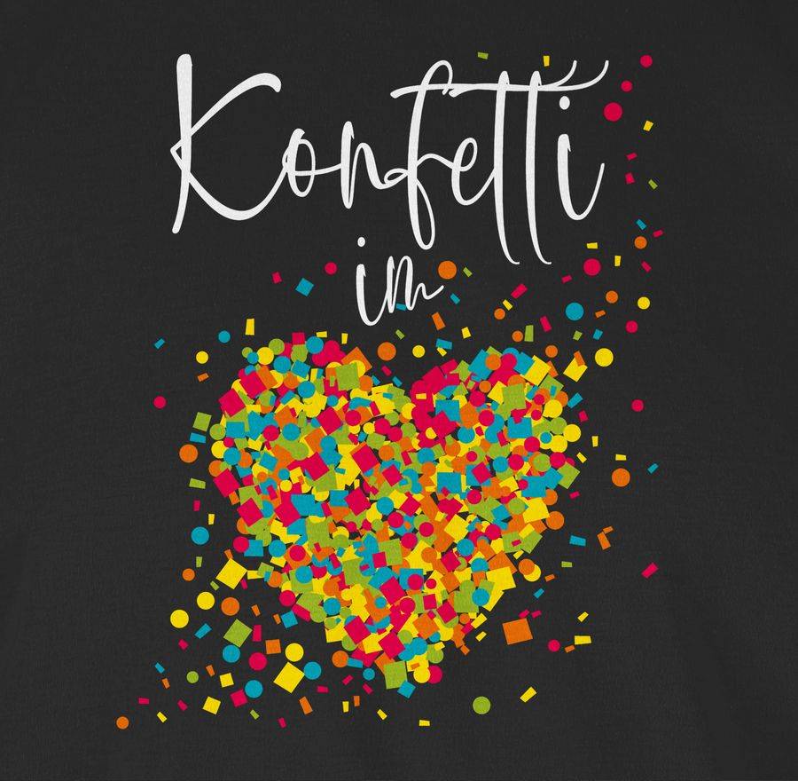 Shirtracer Konfetti im Herzen Kalligrafie - weiß Shirts & Mehr Shirtracer Nur noch ein Tag übrig