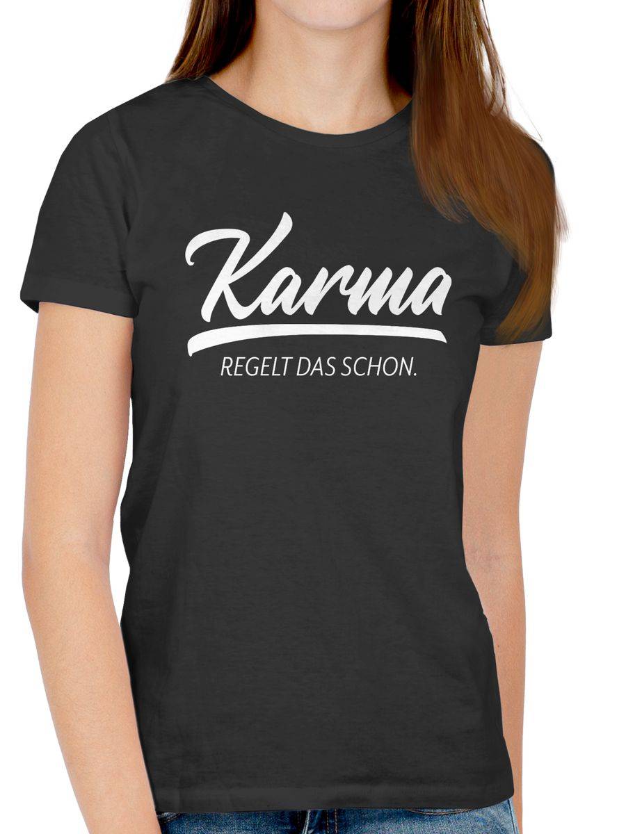 Shirtracer Karma - regelt das schon Shirts & Mehr Shirtracer Kostenloser Versand international