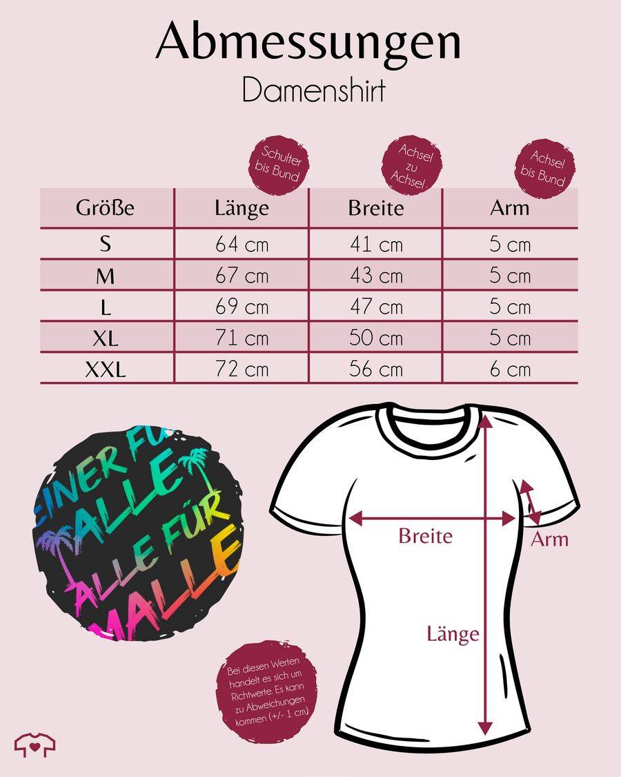 Shirtracer Malle für Alle - Einer für alle Alle für Malle: Tshirt Turnbeutel Shirtracer Black Friday Preise