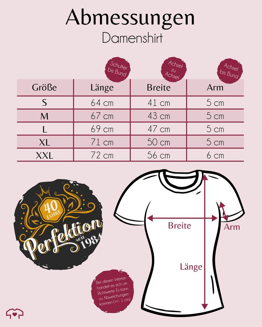Shirtracer Vierzig Jahre Perfektion 1984 Shirts & Mehr Shirtracer Verkauf