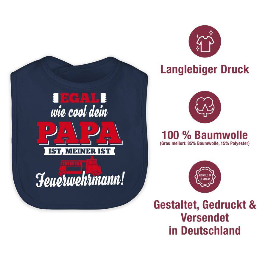 Shirtracer Egal wie Cool dein Papa meiner ist Feuerwehrmann Shirts & Mehr Shirtracer Günstig kaufen
