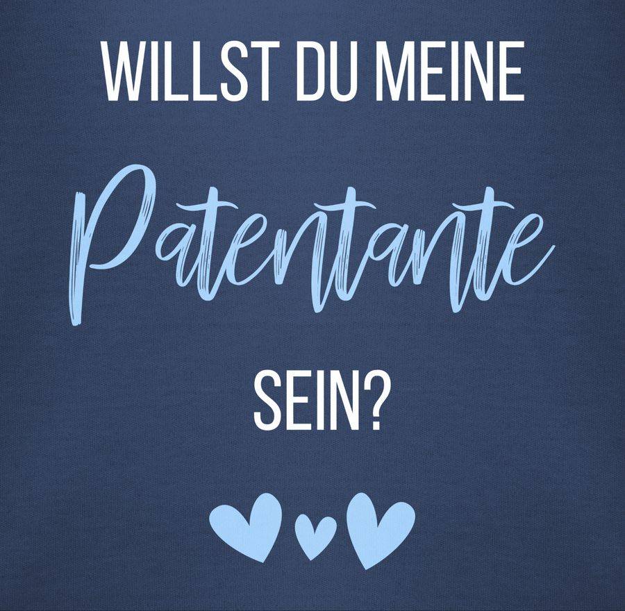 Shirtracer Willst du meine Patentante sein? Babyblau: Tshirt Turnbeutel Shirtracer Großer Ausverkauf