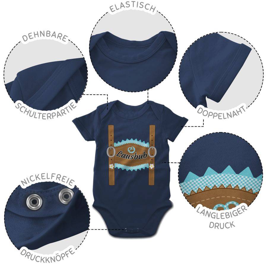Shirtracer Lausbub Lederhose: T-Shirt Rucksack Shirtracer Saisonschlussverkauf