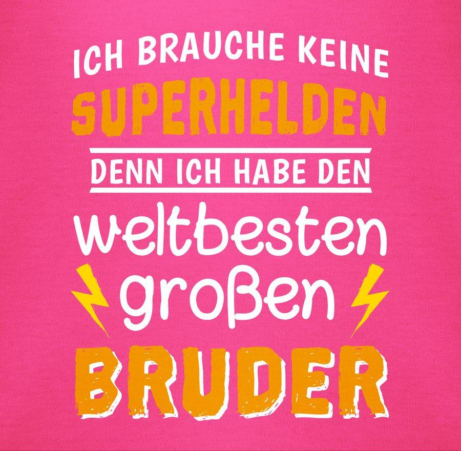 Shirtracer Ich habe den weltbesten großen Bruder: Tshirt Turnbeutel Shirtracer Black Friday