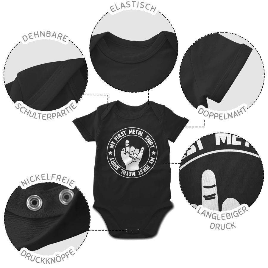 Shirtracer My first Metal Shirt Shirts & Mehr Shirtracer Weihnachtsangebot