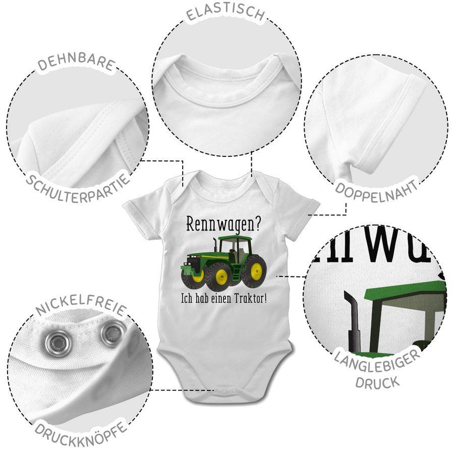 Shirtracer Rennwagen Ich habe einen Traktor - Geschenk Landwirt Trecker Bauer Geschenkidee Shirtracer Riesige Ersparnisse