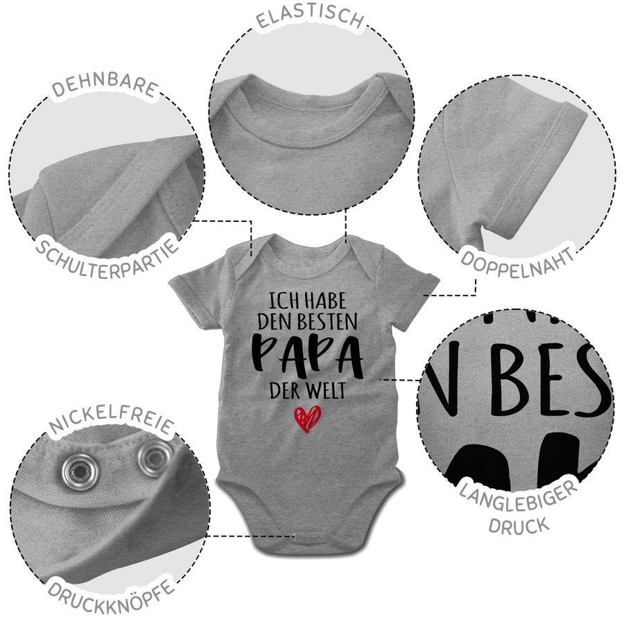 Shirtracer Ich habe den besten Papa der Welt - Bester Papa ist der Beste: T-Shirt Turnbeute Shirtracer VIP-Rabatte