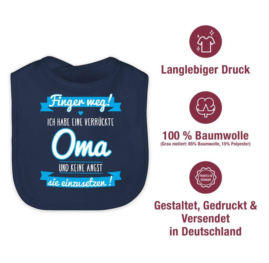Shirtracer Ich habe eine verrückte Oma blau Shirts & Mehr Shirtracer Wochenangebot
