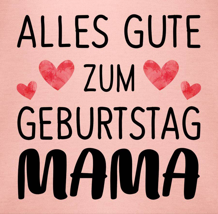 Shirtracer Alles gute zum Geburtstag Mama schwarz: Tshirt Rucksack Shirtracer Vierteljährliche Förderung