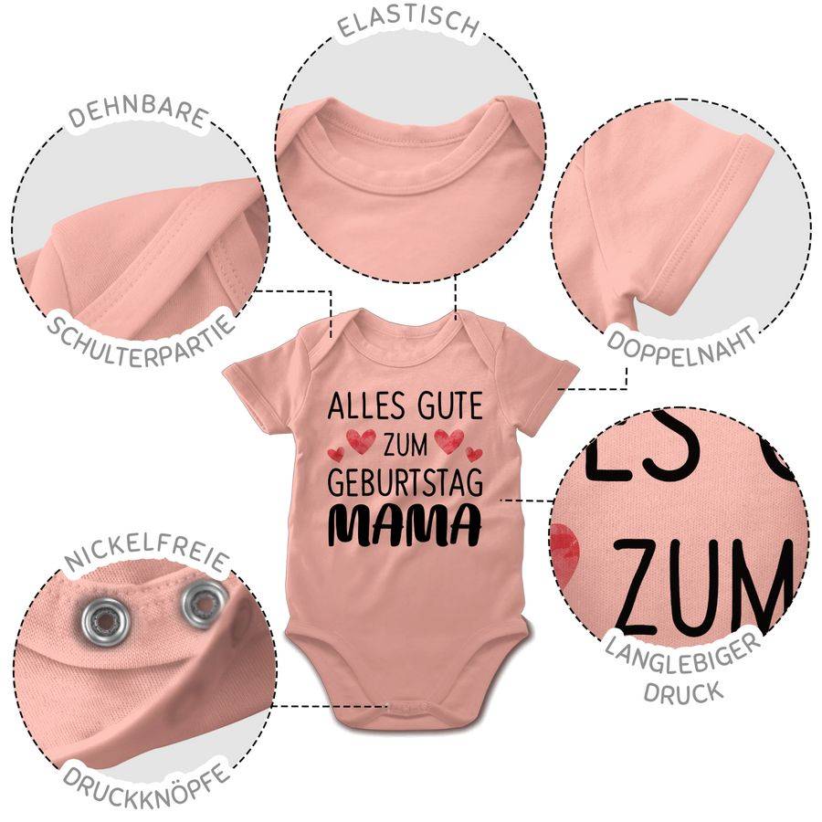 Shirtracer Alles gute zum Geburtstag Mama schwarz: Tshirt Rucksack Shirtracer Vierteljährliche Förderung