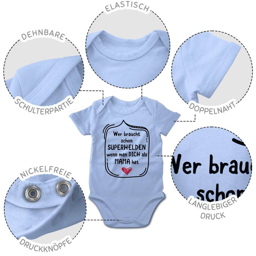 Shirtracer Wer braucht schon Superhelden wenn man dich als Mama hat Shirts & Mehr Shirtracer Im Verkauf
