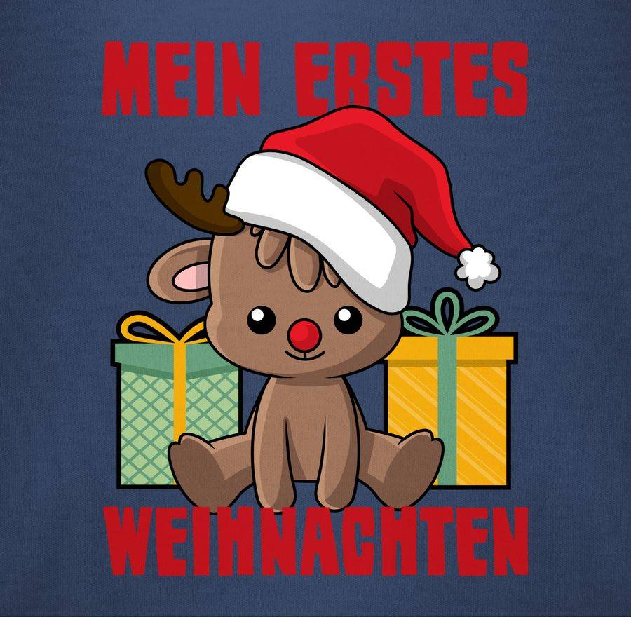 Shirtracer Mein erstes Weihnachten mit Rentier Shirts & Mehr Shirtracer zollfrei