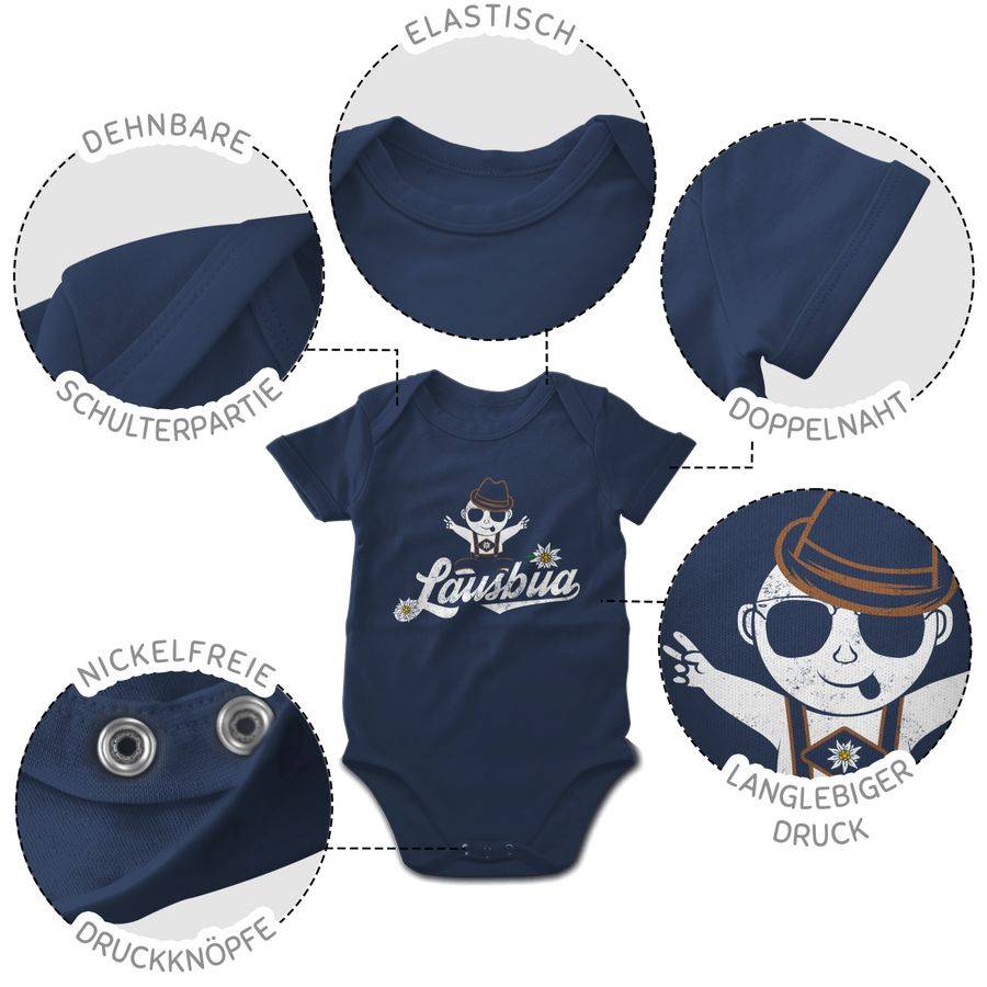 Shirtracer Lausbua Baby Vintage: T-Shirt Turnbeutel Shirtracer Angebote