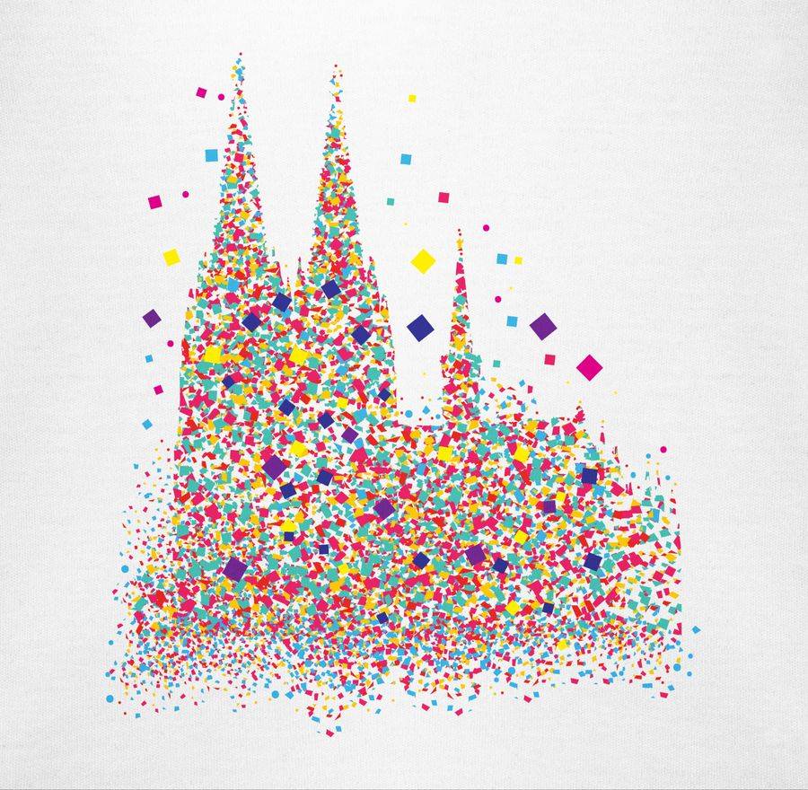 Shirtracer Kölner Dom Konfetti Shirts & Mehr Shirtracer Blitzverkäufe