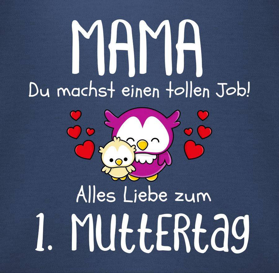 Shirtracer Mama du machst einen tollen Job alles Liebe zum 1. Muttertag weiß: T-Shirt Gym B Shirtracer Limitierter Zeitrabatt