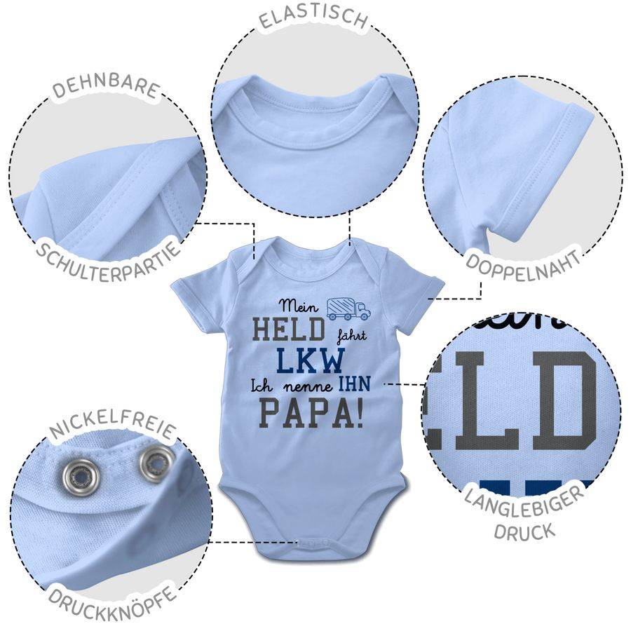 Shirtracer Mein Held fährt LKW Shirts & Mehr Shirtracer Fabrik Onlineshop