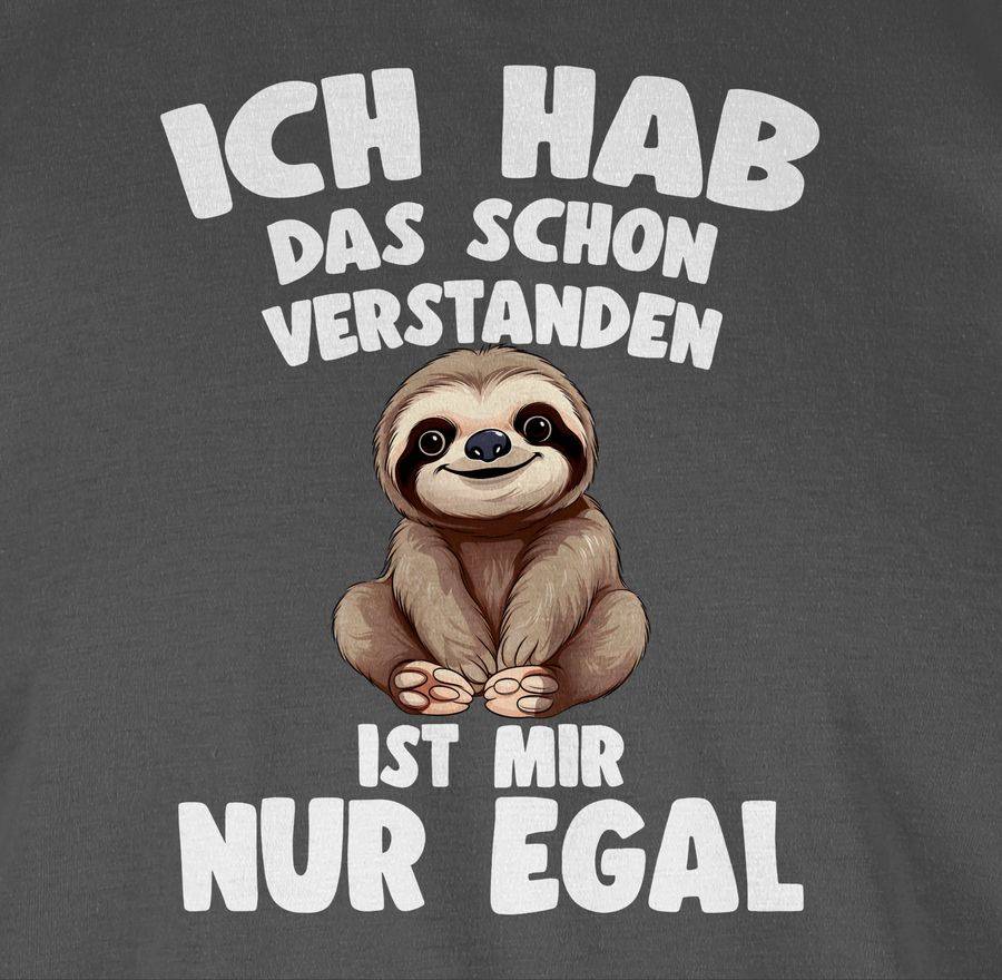 Shirtracer Ich hab das schon verstanden ist mir nur egal Lustiger Spruch Faultier Shirts Shirtracer Flash Sale