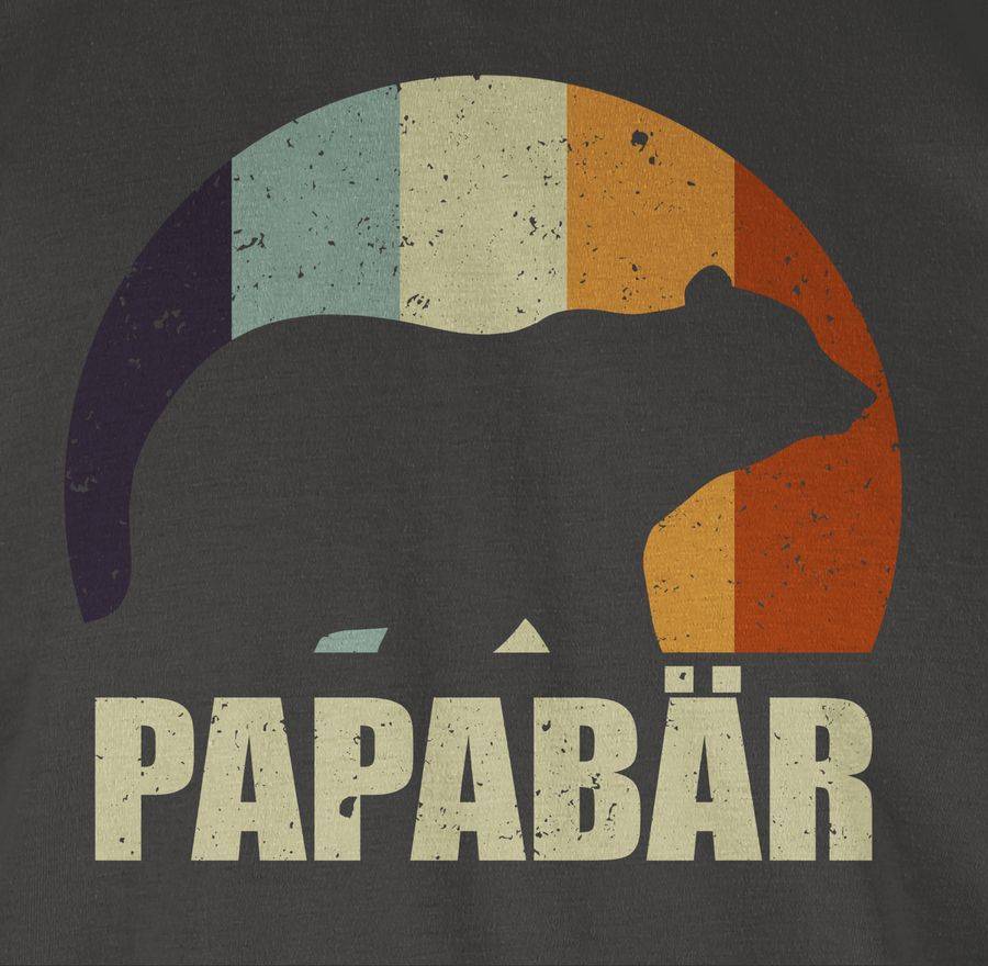 Shirtracer Papa Bär Vintage: T-Shirt Gym Bag Shirtracer Muttertagsangebot