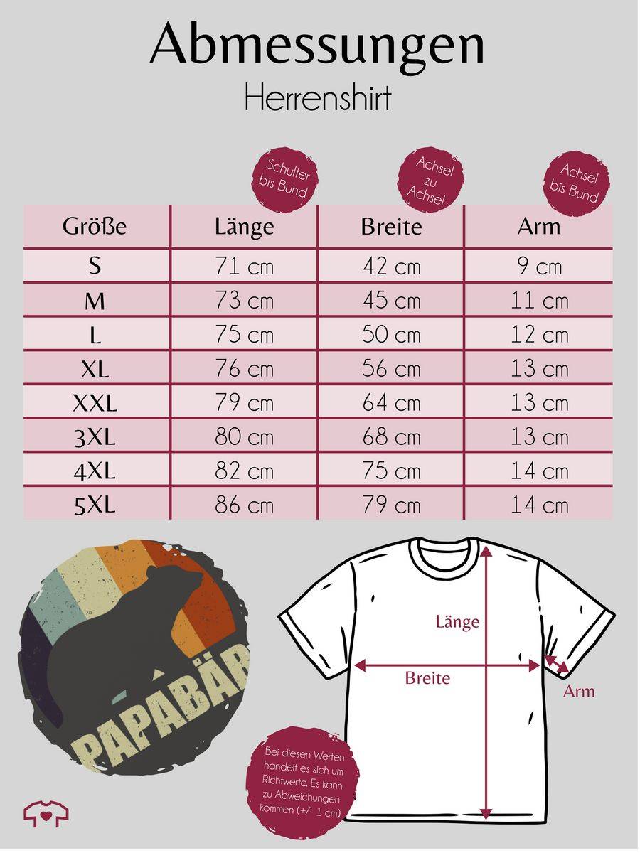 Shirtracer Papa Bär Vintage: T-Shirt Gym Bag Shirtracer Muttertagsangebot